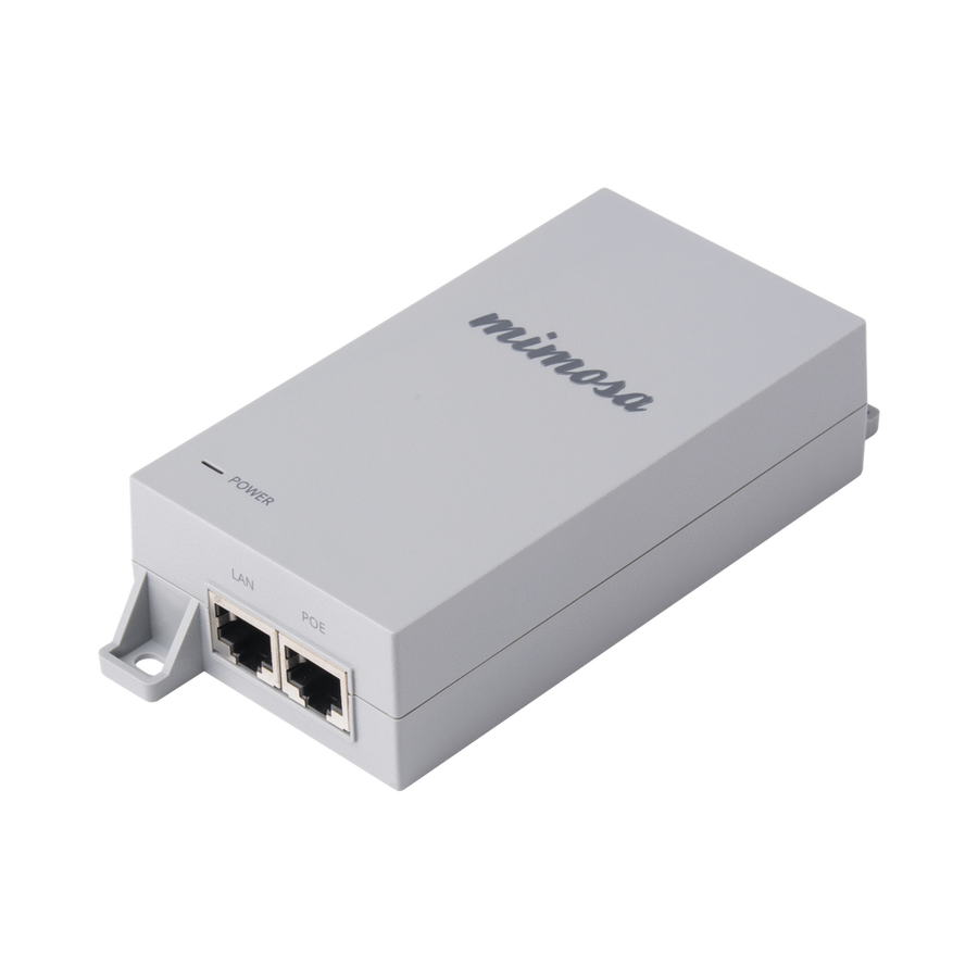 Mimosa POE50V 502-00022 - Gigabit PoE Injector, 50V Single A5-14, A5c, B5c, B5, B11, B24, C5c, C5x, C6x (power cable excluded)