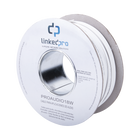 Linkedpro PRO-AUDIO-18W Professional Grade Audio Cable, Gauge 18, 2 Wires, Type CCA, Color White, Perfect for Speakers, Reel 152 m (500 ft)