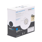 Linkedpro PRO-CAT-5E-LITE/100M 328 ft 100m Cable Reel, Cat5e, 24 AWG, Gray, UL, for Video Surveillance applications, Data Networks. Indoor Use