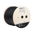 Linkedpro PRO-CAT-6-AIR Cat6 FTP cable for outdoor, black, 1000 ft (305 m), for video surveillance applications, data networks. Aerial Installations
