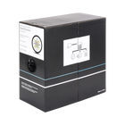 Linkedpro PRO-CAT-6-EXT-LITES 1000 FT Cable Reel, Cat6, 24 AWG, Extreme Weather, Black, Unshielded, for Outdoor Use.