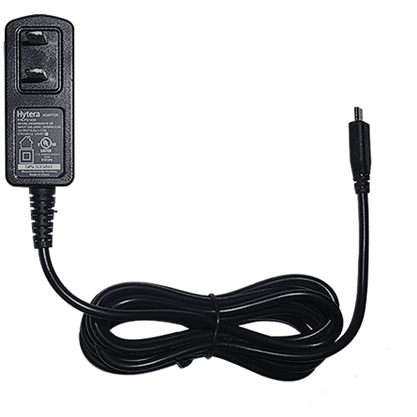 Hytera PS1030 US-standard Micro USB Switching Power Adapter 100-240VAC 5V DC / 1A