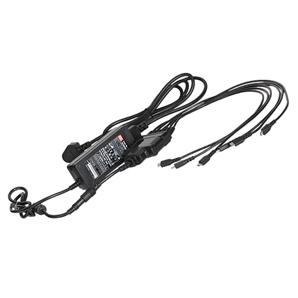 Hytera PS6001 6-Unit Switching Power Adapter 5V/6A Micro USB