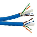 Linkedpro PSCCAT6 1000ft (305m) Cat6 UTP Ethernet Cable - 24AWG Solid Bare Copper, Gigabit Indoor Rated, 250MHz, PoE/PoE+ Compatible, Fluke Tested to 295ft (Blue)