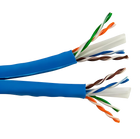 Linkedpro PSCCAT6 1000ft (305m) Cat6 UTP Ethernet Cable - 24AWG Solid Bare Copper, Gigabit Indoor Rated, 250MHz, PoE/PoE+ Compatible, Fluke Tested to 295ft (Blue)