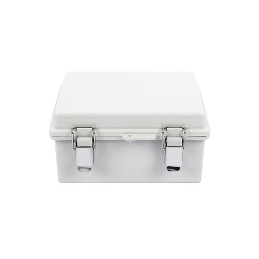 Precision PST-1722-11E Single door ABS Plastic enclosure (6.69 x 8.66 x 4.33 in).