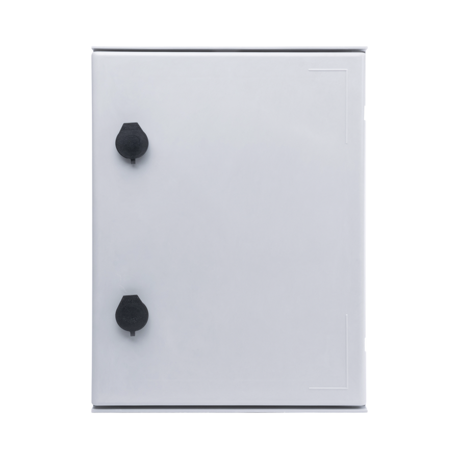 Precision PST-3040-20P Single Door Polyester Wall Mount Enclosure (11.81 x 15.74 x 7.87 In). And Plastic Backplate for equipment assembly.