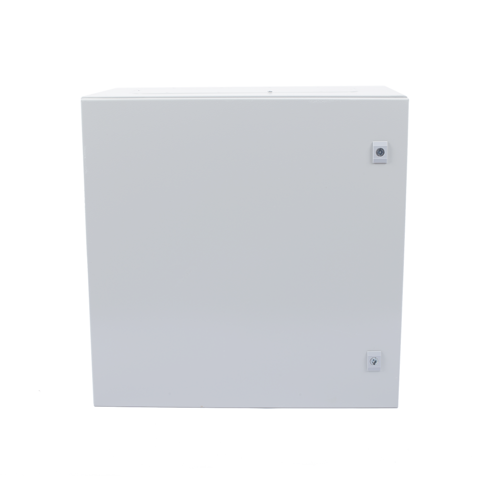 Precision PST-6060-30A Steel Cabinet, Outdoor IP66 (23.62 x 23.62 x 11.81 in) with Interior Metal Backplate