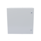 Precision PST-6060-30A Steel Cabinet, Outdoor IP66 (23.62 x 23.62 x 11.81 in) with Interior Metal Backplate