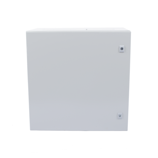 Precision PST-6060-30A Steel Cabinet, Outdoor IP66 (23.62 x 23.62 x 11.81 in) with Interior Metal Backplate