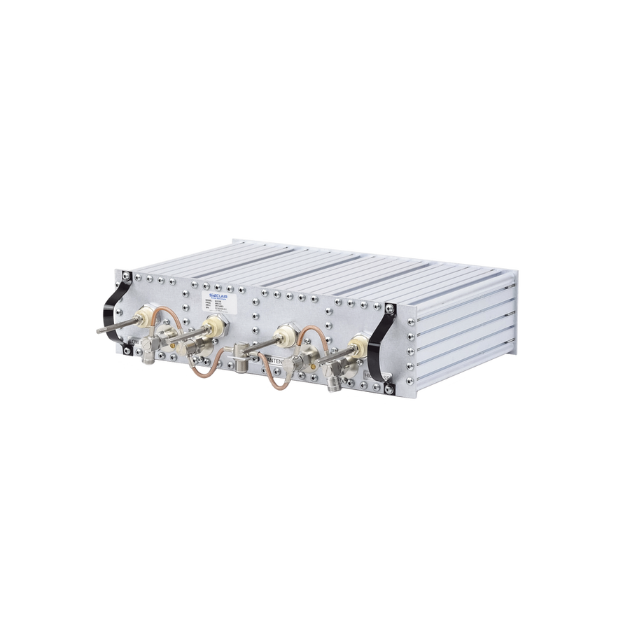 Sinclair Q3220-E Band Pass-Band Reject Duplexer, 406-512 MHz, 4 Cavities on 4" by side, 5 MHz Split, 350 Watt, N Fem.
