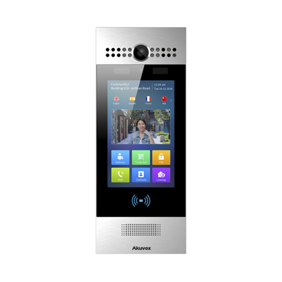 Akuvox R29CKIT SIP Video Doorphone / ANDROID / Facial Recognition / IP65 / IK06 / Bluetooth