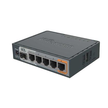 MikroTik RB760iGS hEX S Gigabit VPN Router with SFP Port and PoE-Out
