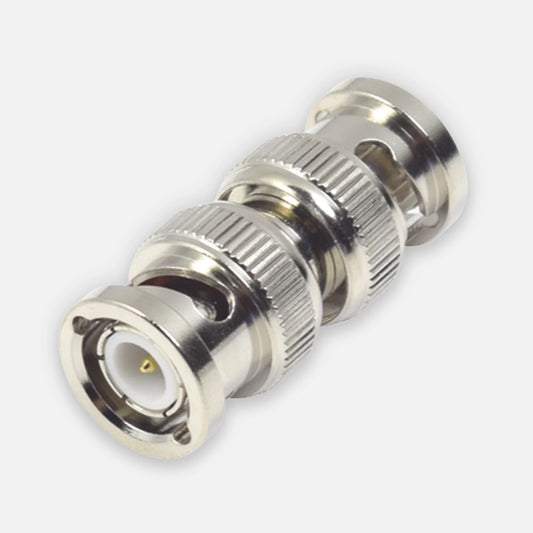 Rf Industries RFB-1133 3 PK 50 Ohm Straight Barrel Type Adaptor, BNC Male to BNC Male