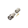 RF Industries RFB-1106-I BNC Male Connector to crimp on RG-8/U, LMR-400, 9913, CNT-400 Cables, Nickel/ Gold/ PTFE.