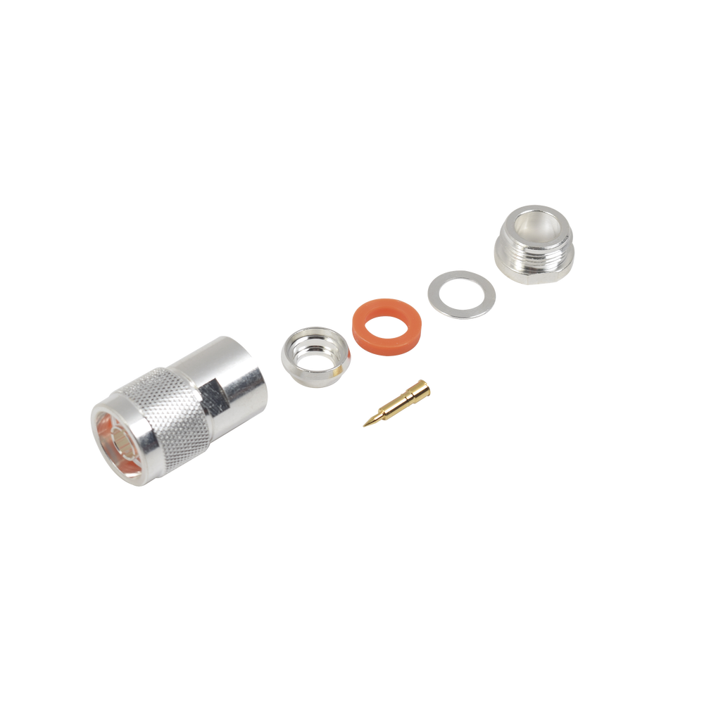 RF Industries RFN-1002-1SI N Male Connector to Clamp on 9913, 7810A, 8214, CNT-400, RG8/U-SYS, RFLASH-1113 Cable.