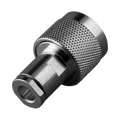 RF Industries RFN-1004-1SP N Male Connector, Clamp for PROFLEX, Cable Grupo P, Silver/ Gold/ PTFE.