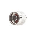 RF Industries RFN-1005-2N N Male Connector for Crimp on RG-58/U, RG-142/U, LMR-195 Cables, Nickel/ Gold/ PTFE.