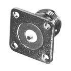 RF Industries RFN-1021-14 N Female Connector, 4-Hole Panel Mounting, 18 mm, Slotted Contact, Nickel/ Gold/ PTFE.