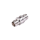 RF Industries RFT-1225 Straight Barrel Adaptor from TNC Female Connector to TNC Female, Nickel/ Gold/ PTFE.