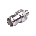 RF Industries RFT-1241-4 Straight Adapter from TNC Female Connector to SMA Female, Nickel/ Gold/ PTFE.