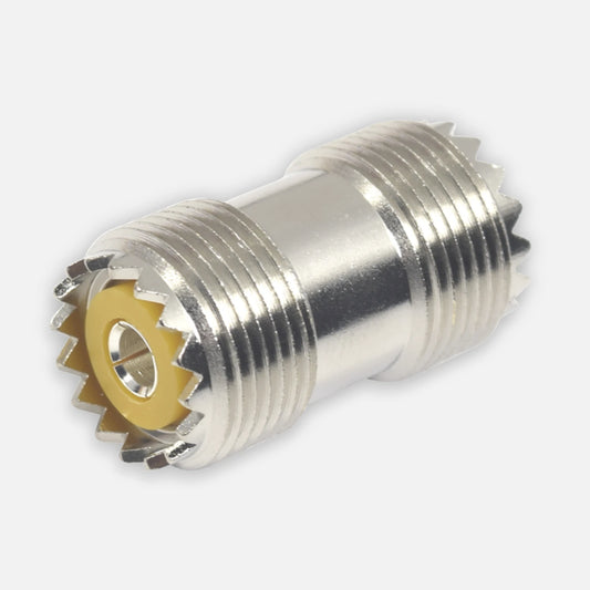 Rf Industries RFU-536 Straight Barrel Adapter from UHF Female (SO-239) UHF Female