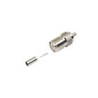 RF Industries RFU-527 UHF Female Connector (SO-239) to Crimp on RG-58/U, RG-142/U Cables, Nickel/ Silver/ Delrin.