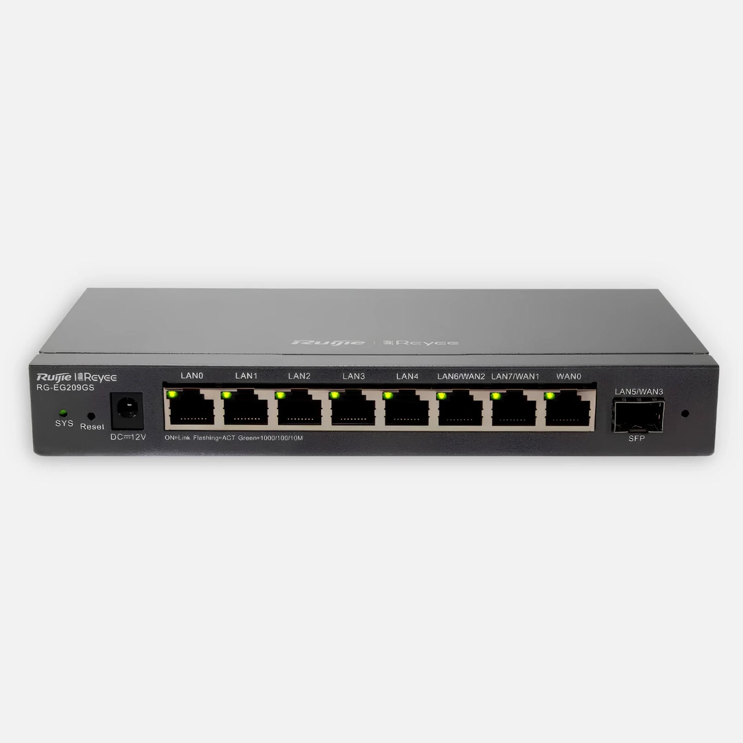 Reyee RG-EG209GS Cloud Managed Router 9 Gigabit ports, supports 2 WAN ethernet