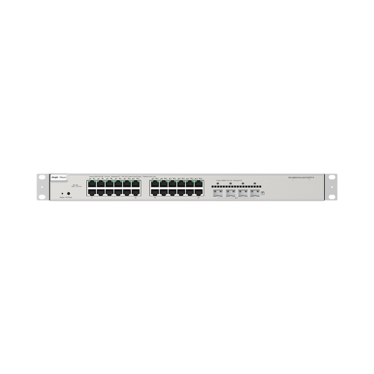 Reyee RG-NBS5200-24GT4XS(US) 24-Port Gigabit Layer 3 Non-PoE Switch With 4 SFP+ Uplinks, The Enterprise-Class Quality Ensures High Performance and Delivers Exceptional Network Efficiency and Reliability, Advanced Security Policies Ensure Robust