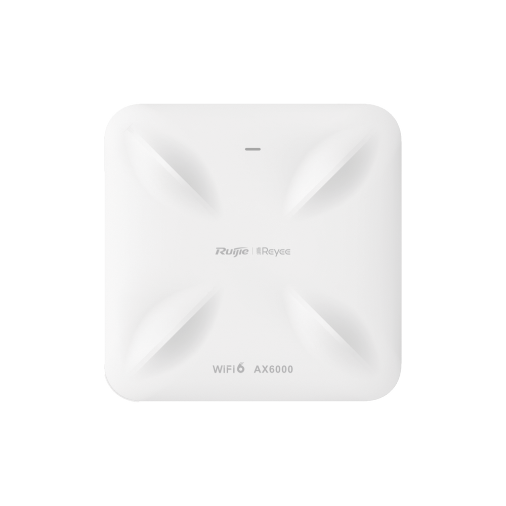 Reyee RG-RAP2260(H)(US) 360° Indoor Ceiling-Mounted Wi-Fi 6 Access Point, dual-band MU-MIMO 4x4., 5.95 Gbps, supports up to 512 users, 2 ports of 2.5GE, standalone captive portal, supports Mesh