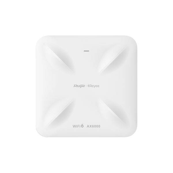 Reyee RG-RAP2260(H)(US) 360° Indoor Ceiling-Mounted Wi-Fi 6 Access Point, dual-band MU-MIMO 4x4., 5.95 Gbps, supports up to 512 users, 2 ports of 2.5GE, standalone captive portal, supports Mesh