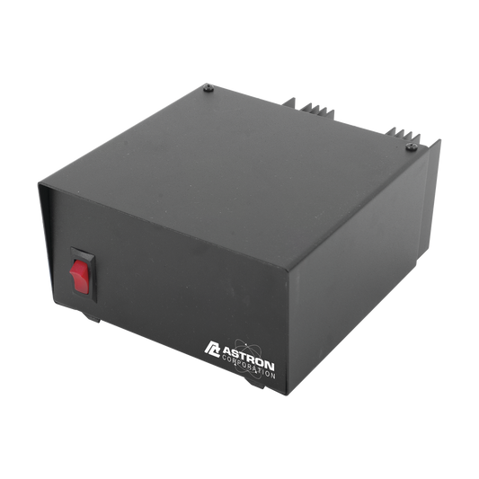 Astron RS12A220V Linear Power Supply, Input: 220 Vac, Output: 13.8 Vdc, 12A.