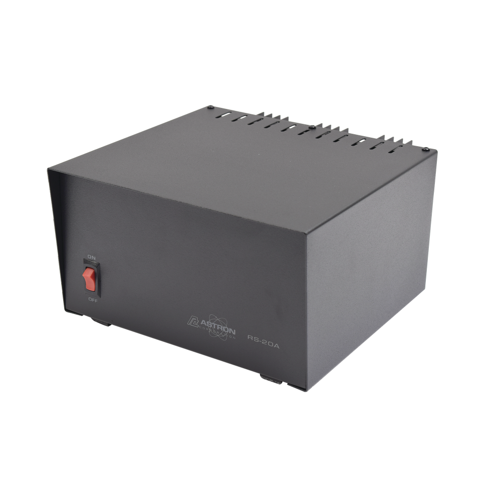 Astron RS-20A Linear Power Supply, Input Voltage 115 Vac, Output Voltage 13.8Vdc, 20A