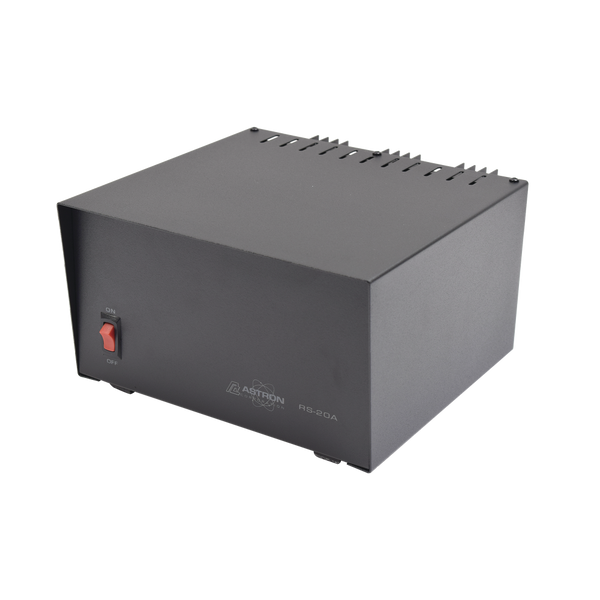 Astron RS-20A Linear Power Supply, Input Voltage 115 Vac, Output Voltage 13.8Vdc, 20A