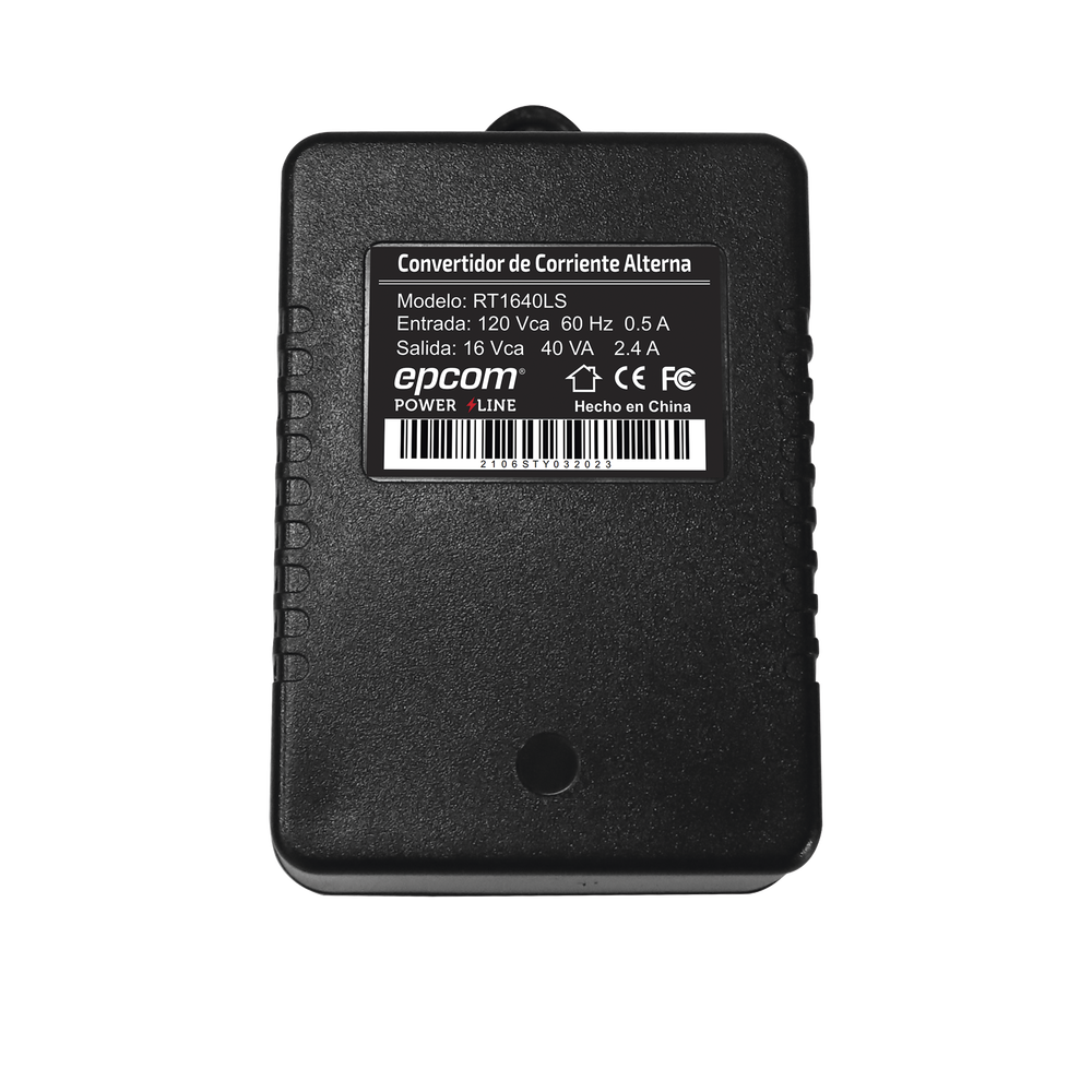 Epcom Powerline RT1640LS AC Power Adapter 16 Vac, 40 VA