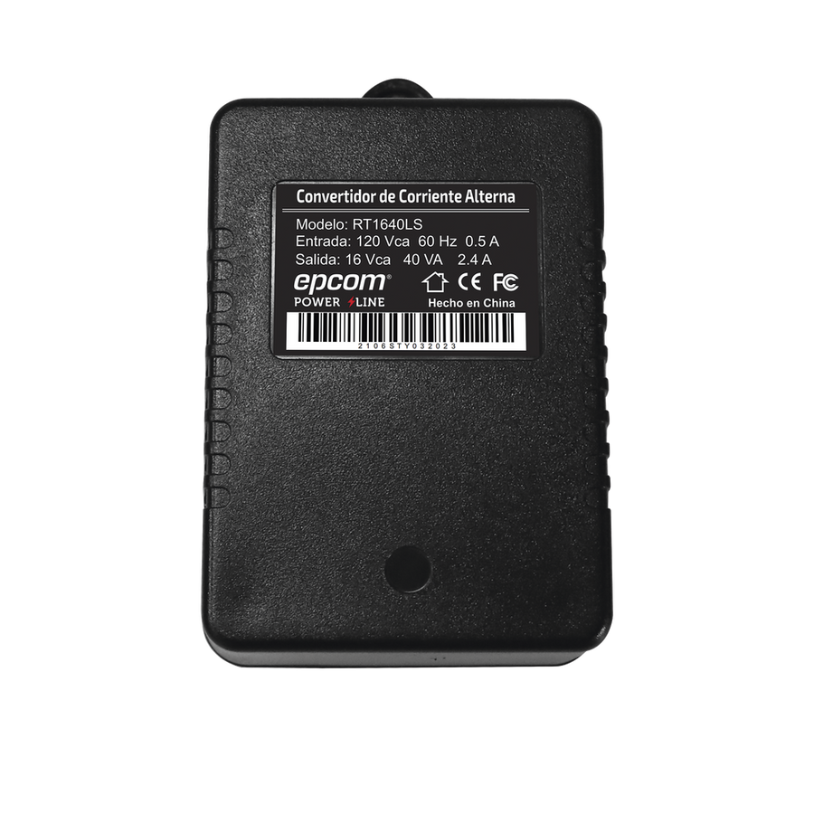 Epcom Powerline RT1640LS AC Power Adapter 16 Vac, 40 VA