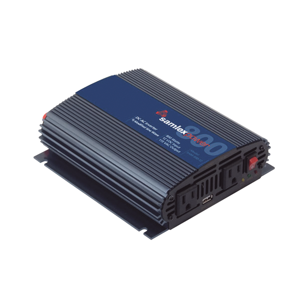 Samlex SAM-800-12 Power Inverter (DC-AC), 800W Nominal Power, Input: 12 Vdc, Output: 115 Vac 60 Hz