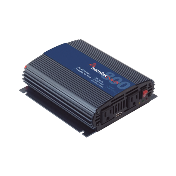 Samlex SAM-800-12 Power Inverter (DC-AC), 800W Nominal Power, Input: 12 Vdc, Output: 115 Vac 60 Hz