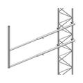 Syscom Towers SBL-35G Arm type "F" for STZ-35G Sections, Hot Dip Galvanized