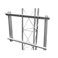 Syscom Towers SBL-UNI-2GD Double Side Arm for Guyed Tower, Compatible with STZ30G, STZ35G & STZ45G