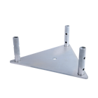 Syscom Towers SBZ-45G 1/4" Triangular Base Plate, 3/4" Nipple, for STZ45G Section Hot-dip Galvanized