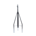 Syscom Towers SCZ-30-PG Top Section for STZ-30G Tower Sections, Hot-Dip Galvanized for Lightning Rod Installation.