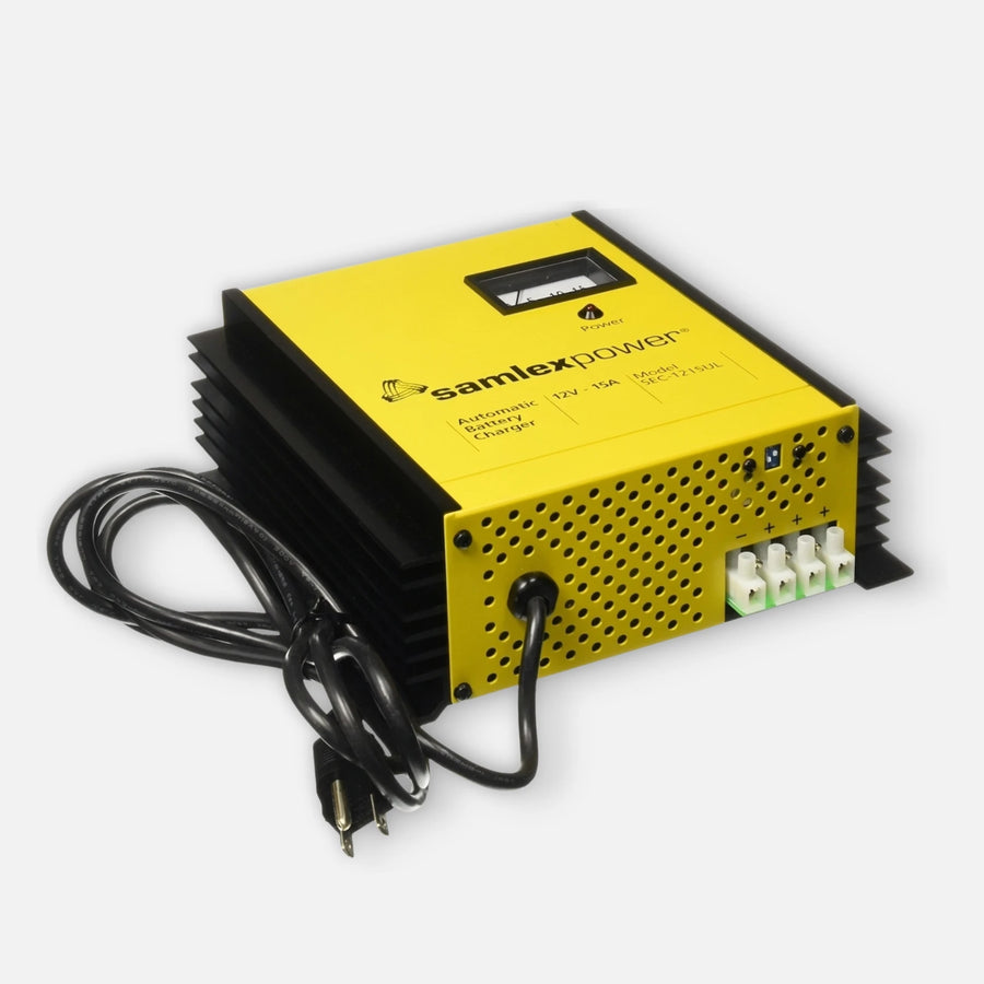 Samlex SEC-1215-UL 15 Battery Charger for Lead Acid Batteries 12 Volts