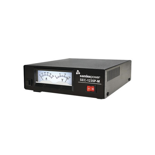 Samlex SEC1235PM 30 Amp Switching Power Supply with Backlit Meter 120/220 VCA