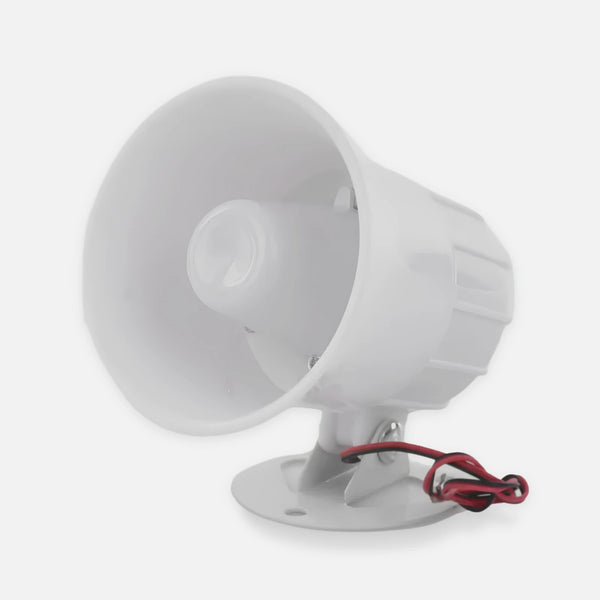 Epcom SF-520A 110db Security Alarm Siren Loud Speaker Horn for Home Office Outdoor Alarm Sound