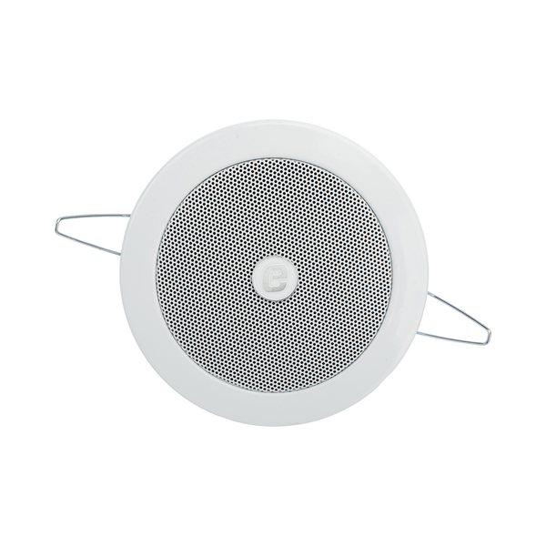 Epcom Proaudio SF-104GD 4" Ceiling Speaker | 3-6 W | 70/100V | Metal Grille and Baffle | Moisture Resistant