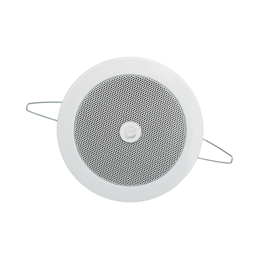 Epcom Proaudio SF-104GD 4" Ceiling Speaker | 3-6 W | 70/100V | Metal Grille and Baffle | Moisture Resistant
