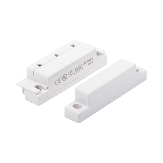 Sfire SF-2031 Door and Window Magnetic Contact Switch, White Color, UL and CE Certifications