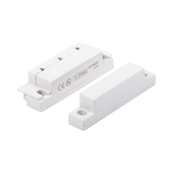 Sfire SF-2031 Door and Window Magnetic Contact Switch, White Color, UL and CE Certifications
