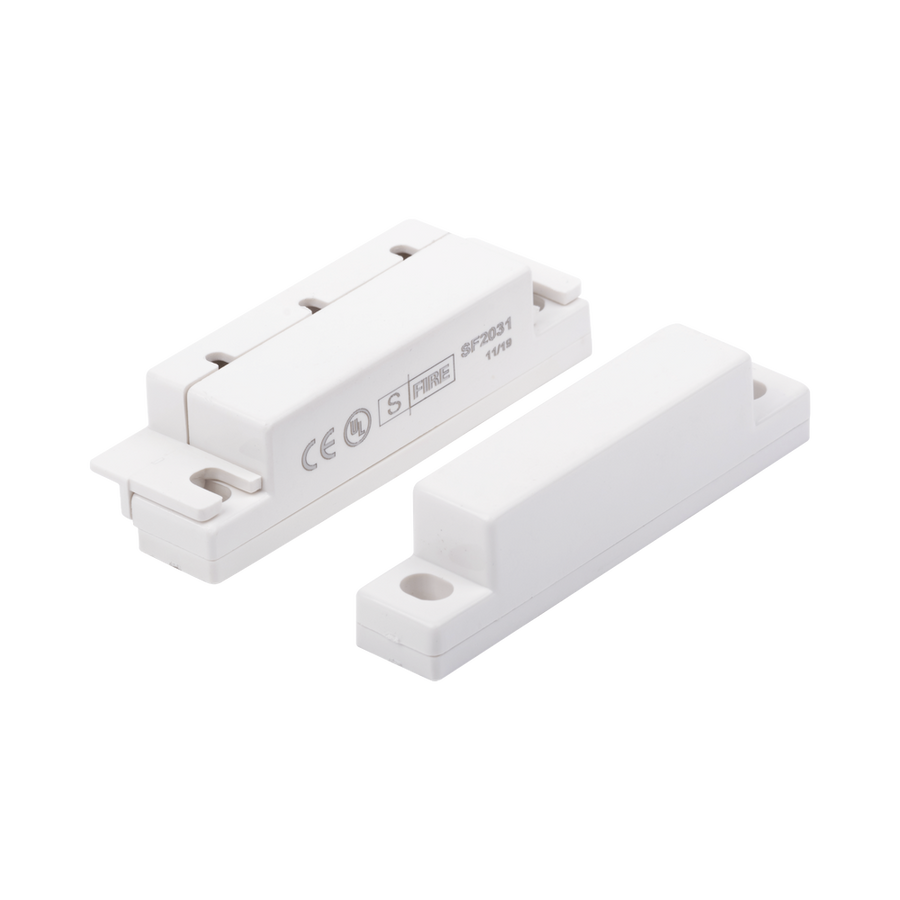 Sfire SF-2031 Door and Window Magnetic Contact Switch, White Color, UL and CE Certifications
